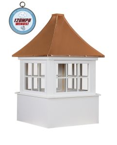 carlisle cupola with we withstand 120mph winds logo