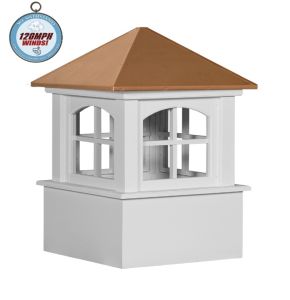 arched ellsworth cupola with we withstand 120mph winds logo