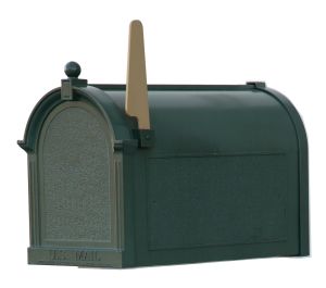 whitehall aluminum mailbox green