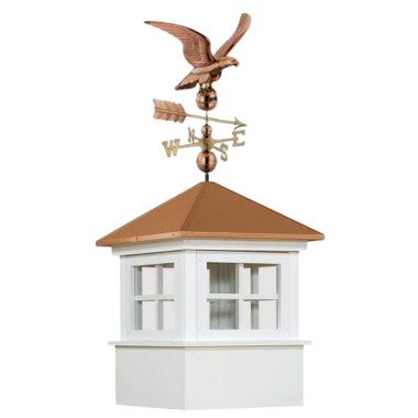 ellsworth cupola with smithsonian eagle weathervane