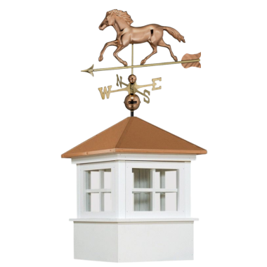 ellsworth cupola with smithsonian horse weathervane