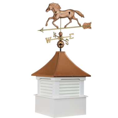 morton cupola with smithsonian horse  weathervane