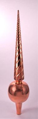 dalvento "venetian" finial - copper (mini)