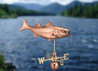 Bass Weathervane - Polished Copper (9602P)