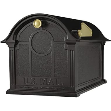 black balmoral aluminum mailbox