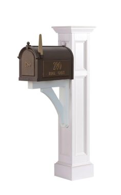 providence vinyl mailbox post