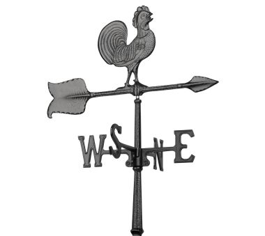 Small Aluminum Rooster Weathervane (AWV-65072)