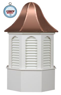 pinnacle cupola with we withstand 120mph winds logo