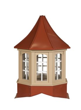 copper penny arched winchester cupola (s6wv-a)